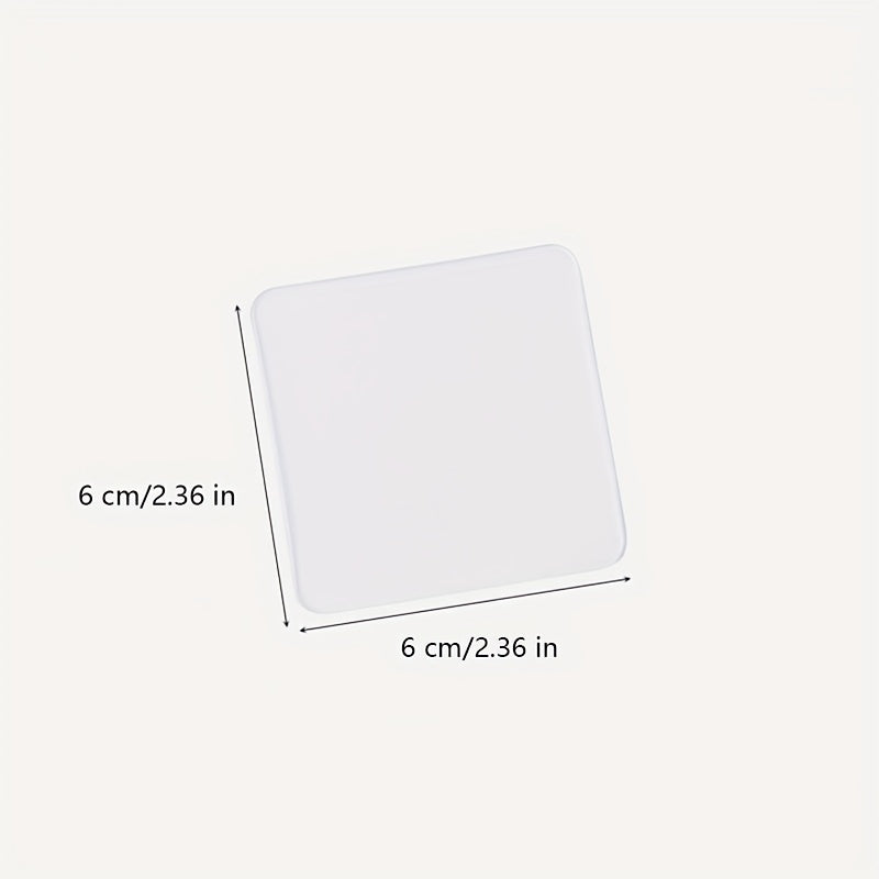 30pcs Nano Double-sided Stickers Square 5.5 Tape Transparent Industrial Tape
