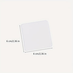 30pcs Nano Double-sided Stickers Square 5.5 Tape Transparent Industrial Tape