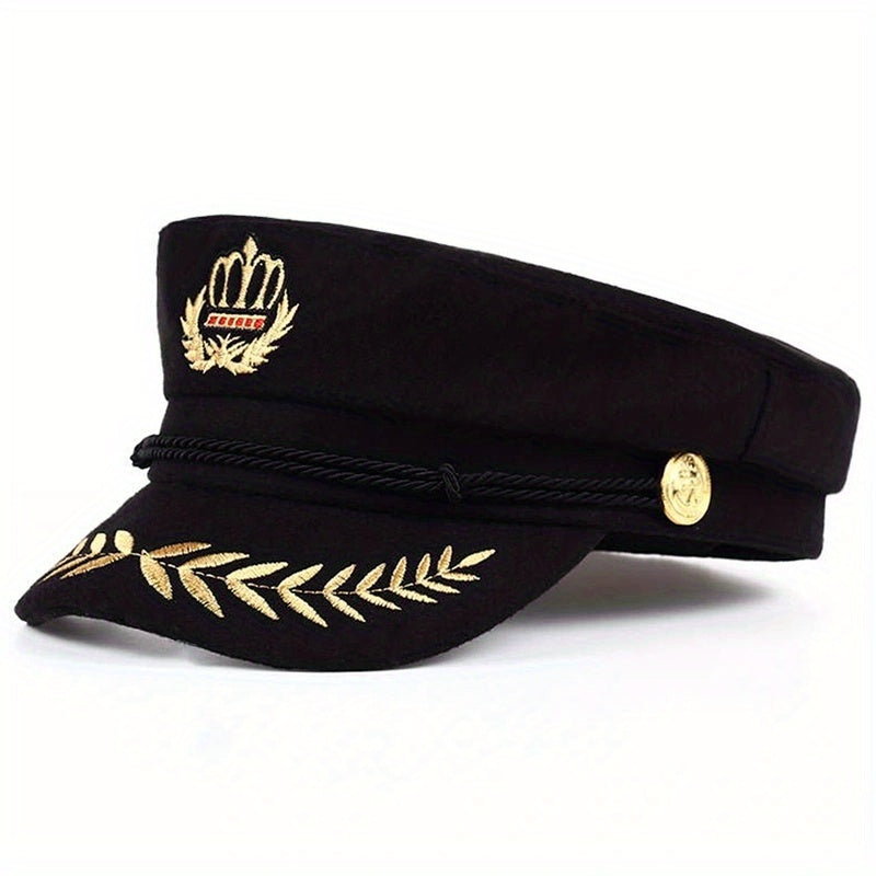 Men's Navy Beret Hat