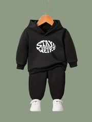 Stay Weird Pattern Hooded Sweatshirt Girls Hoodies Pullover & Sweatpants