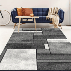 Faux Wool Area Rug Modern Contemporary Large Carpet