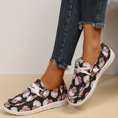 Christmas Elements Print Lightweight Sport Shoes