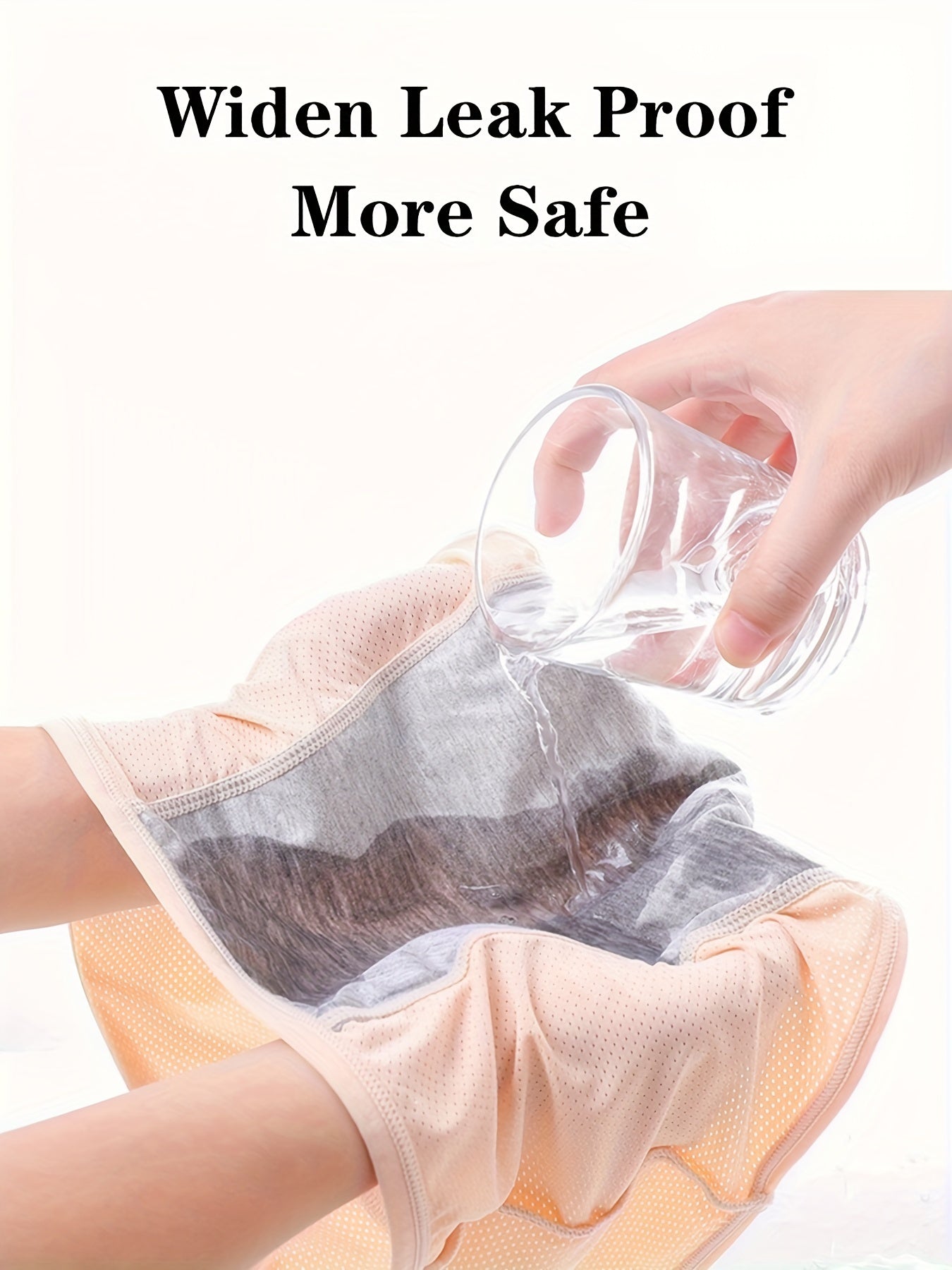 4 Pack Plus Size Leak proof Period Underwear Set