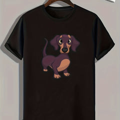 Dog Print Men's Graphic T shirt Casual Comfy Tees For Summer Mens Clothing