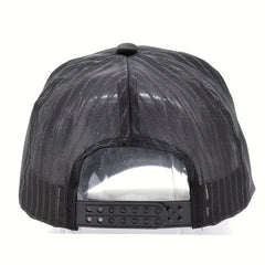 Tiger Head Embossed Baseball Cap Mesh Breathable Trucker Hats