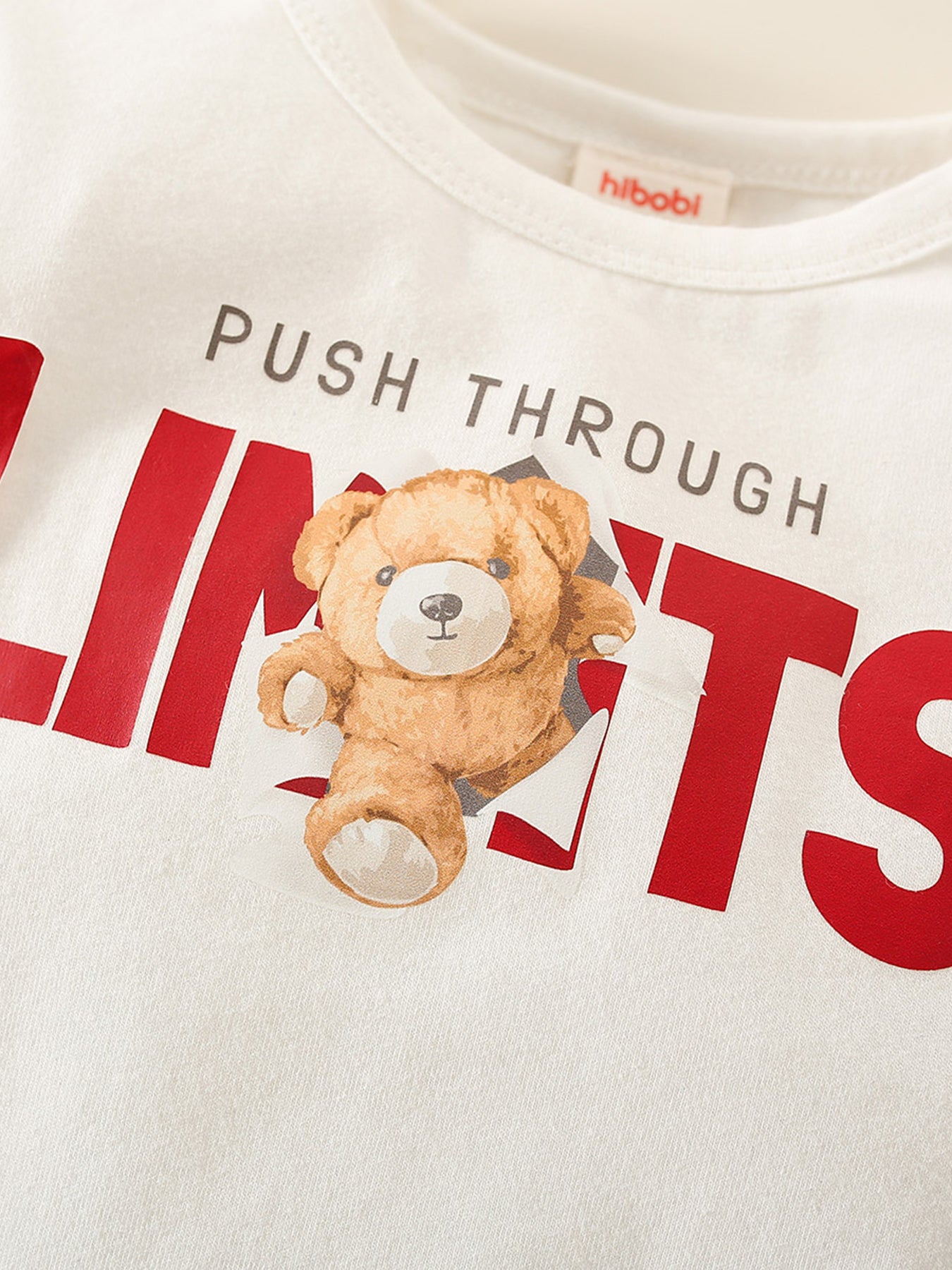 Cute Baby Outfit Letter Printed T shirt & Overalls