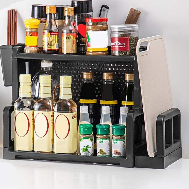 1pc Seasoning Rack Household Holder Countertop Storage Rack