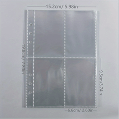 10pcs A5 Binder Pocket With 6 hole Budget Cash Envelope