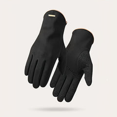 Suede Non-slip Gloves for Winter Warmth - Outdoor Cycling Driving