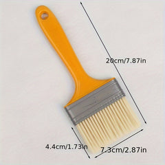 5pcs 7.62Cm Plastic Handle Paint Brush Bristle Paint Brush Synthetic Bristle Pai