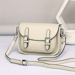 Women's Leather Crossbody Bag Large Capacity Shoulder Handbag with Strap