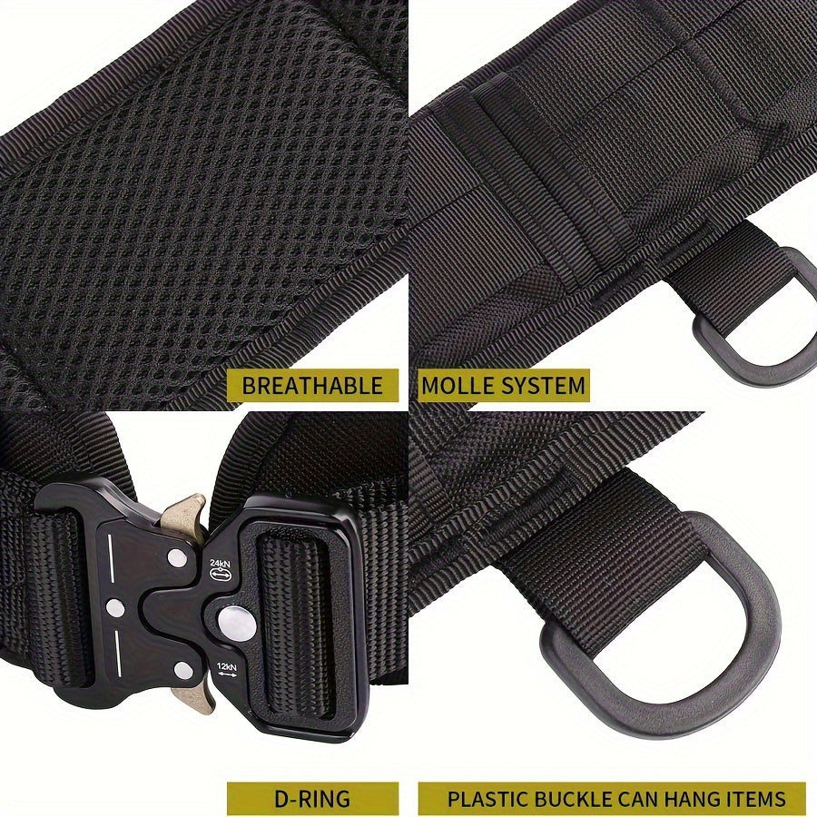 Widened Warrior Girdle Nylon Braided Belt for Outdoor Training