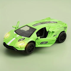 Alloy Car Model Sports Car Toy With Sound And Light Boys Baby Car Gift