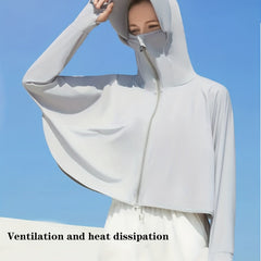 Women's Sun Protection Jacket for Fishing Cycling Driving