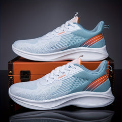Men's Weave Knit Casual Shoes Lightweight Non Slip Sneaker