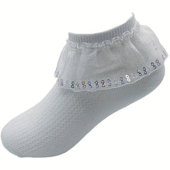 Girls Kids Lace Princess Ankle Socks Spring Summer