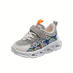 Boys Mesh Sneakers With Light Breathable Non Slip