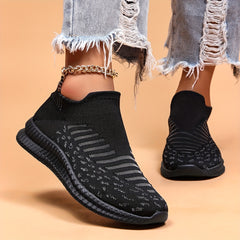 Women's Mesh Tennis Sports Shoes Lightweight Non Slip Travel Walking