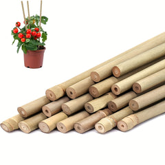 10pcs Bamboo Plant Stakes Outdoor Indoor Garden Support Stakes