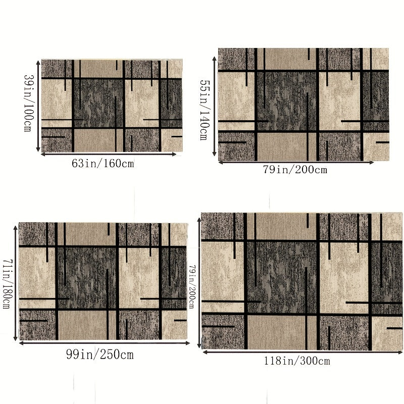 Fluffy Faux Wool Area Rug Non-slip Large Carpet Living Room Bedroom