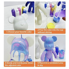 Marble Bear Series 2 Kit & Paint Set