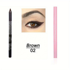Glitter Eyeliner Gel Pen with Double Ended Brow Stick