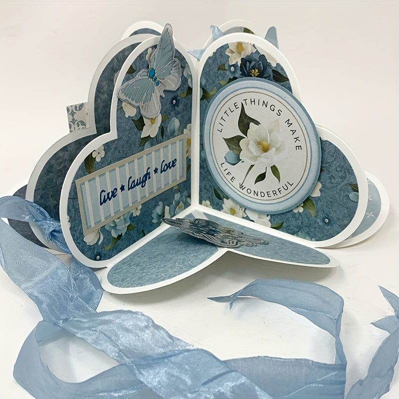 Heart Shaped Pop Up Cards Metal Cutting Dies Scrapbooking