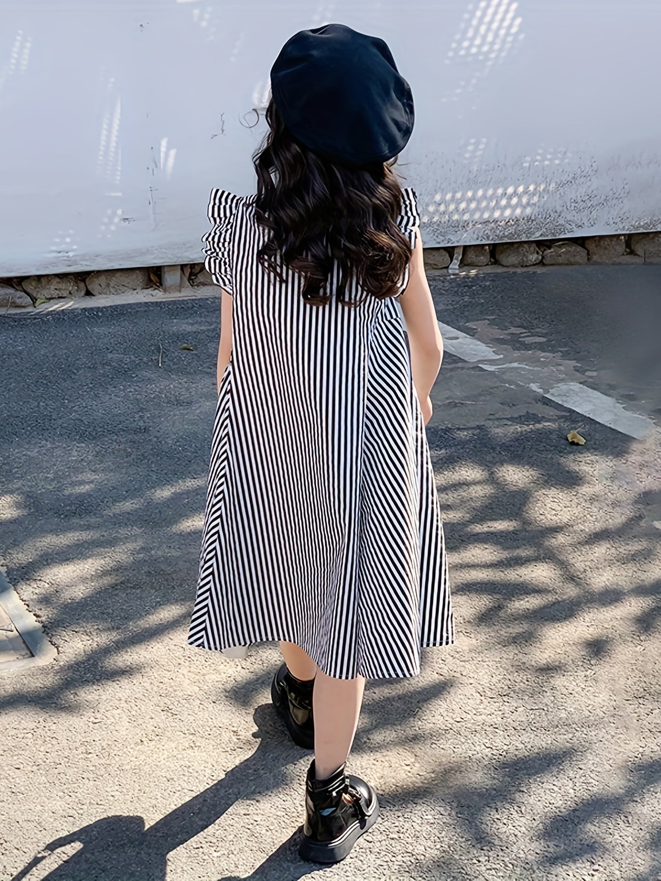 Stylish Striped One Piece Dress for Girls - Perfect for Parties & Summer Fun
