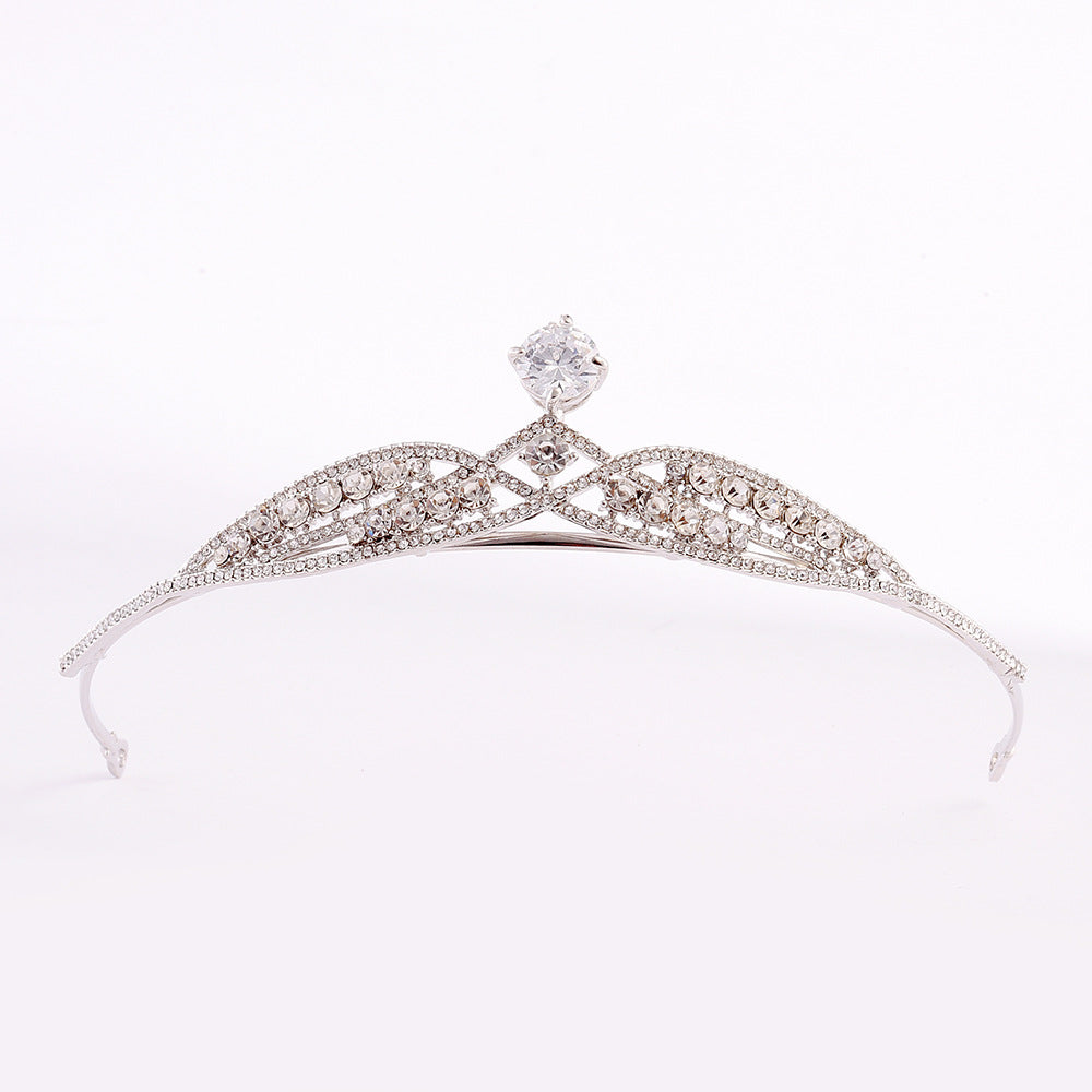 Crystal Wedding Headband Bride Tiara Crown Headwear