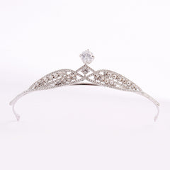 Crystal Wedding Headband Bride Tiara Crown Headwear