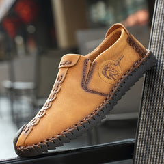 Men's Lightweight Stitching Slip-On Walking Shoes