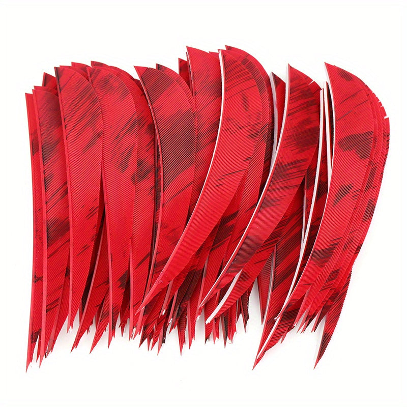 50pcs Turkey Feathers Fletchings 10 12 7 Cm Archery Arrow Feathers