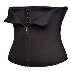 Waist Trainer Tummy Wrap Tummy Control Workout Zipper Slimmer