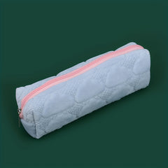 Small Fresh Pencil Case Short Plush Stationery Storage Bag