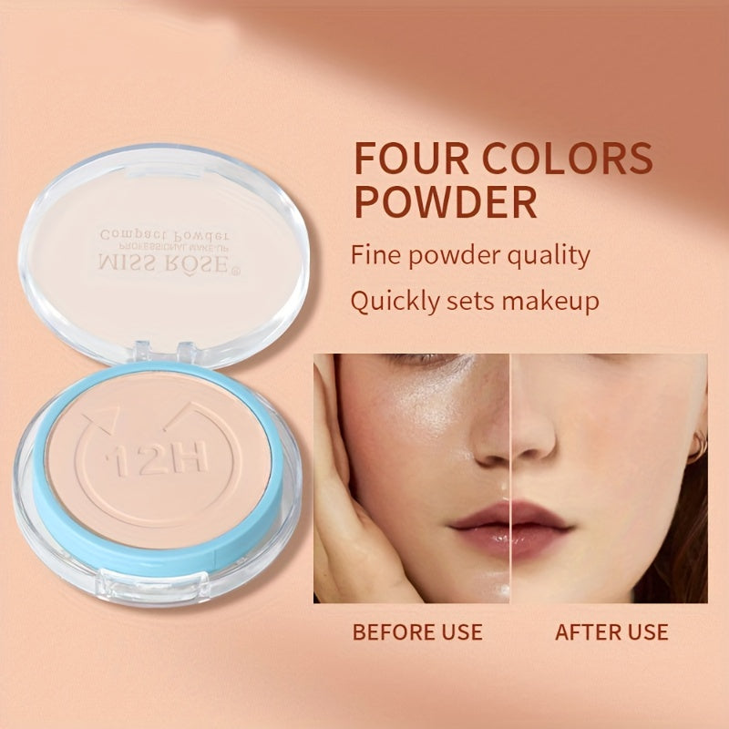 4 Colors Natural Matte Makeup Powder Concealer Long Lasting