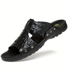 Men's Wear resistant Non Slip Comfy Slides Beach Shoes Summer