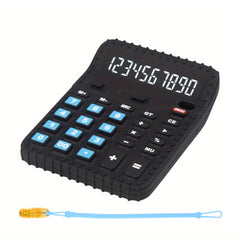 Baby Silicone Calculator Teething Toy with Anti-drop Chain