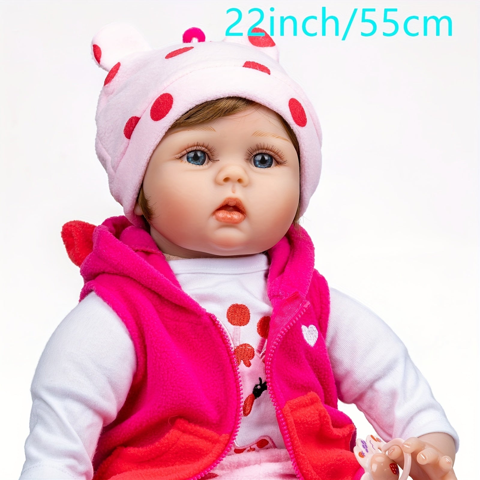 22inch Reborn Baby Doll With Clothes Playmate Kid Toy