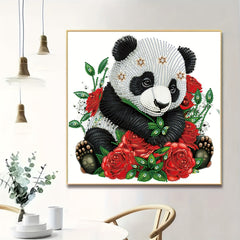 Panda Pattern Diamond Painting Kit - DIY 5D Partial Art