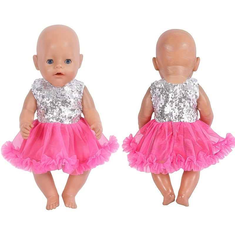 Sequin Dress Doll Clothes for 17-18 Inch Dolls
