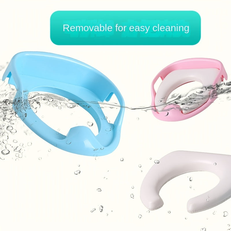 Children's Toilet Seat Baby Soft Toilet Seat Portable Baby Toilet