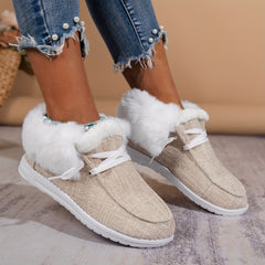Women's Winter Snow Sneakers Non-slip Ankle Shoes