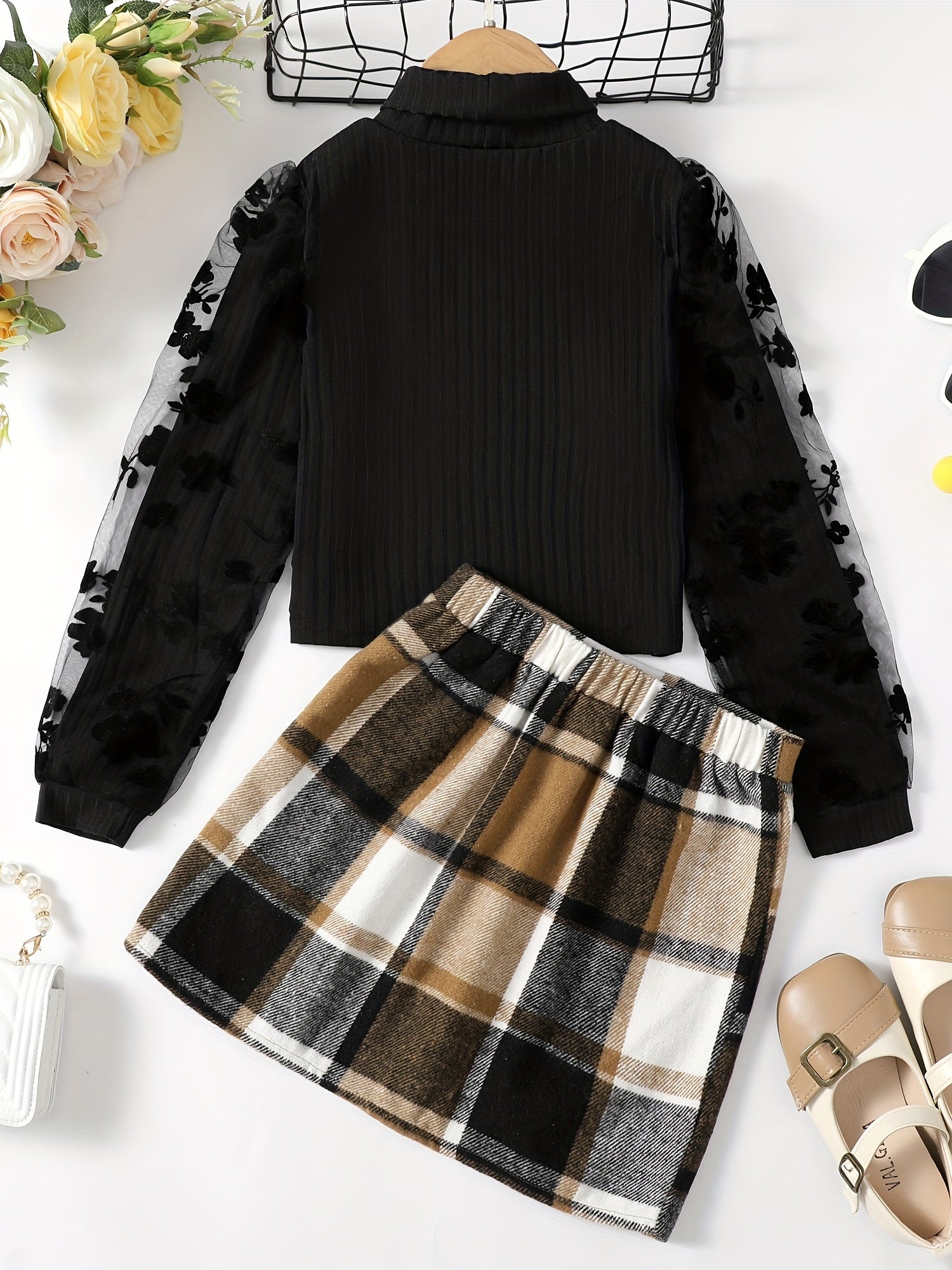 Girl Skirt Sets Casual Winter Fall Dresses Clothes Outfit For Girls