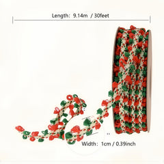 Tri Bow Knot Ribbon Rope For Christmas Gift Packing Decorations