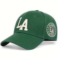 Unisex LA Embroidery Baseball Cap for Spring and Autumn