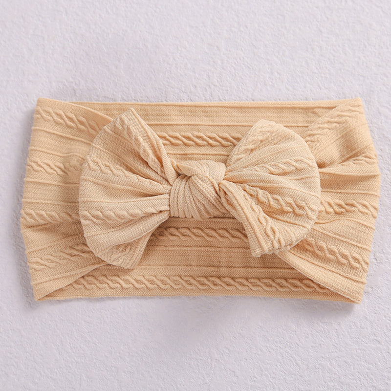5pcs Nylon Baby Soft Bow Headband