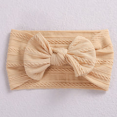 5pcs Nylon Baby Soft Bow Headband