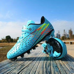 Boys' Spiked Non Slip Soccer Cleats - Professional Outdoor Football Shoes