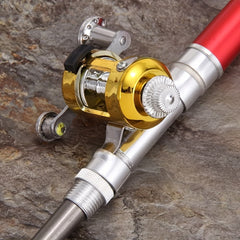 Portable Mini Fishing Rod Reel Combo Telescopic Pocket Size Ice Tackle