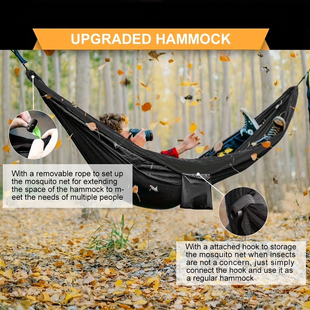 Portable Double Hammock Holds Up To 244.94KG